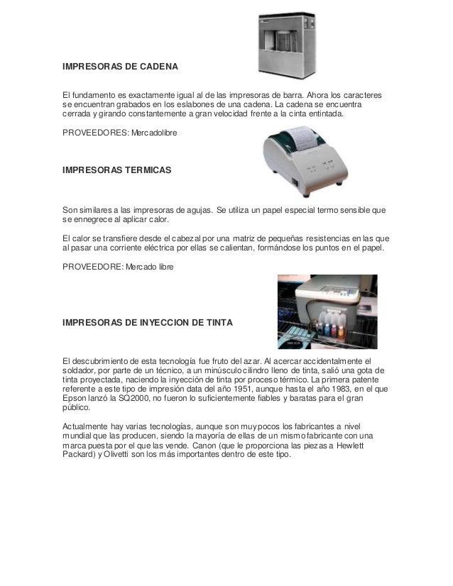 Actividad impresoras