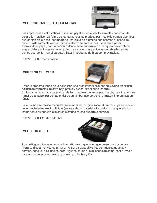 Actividad impresoras