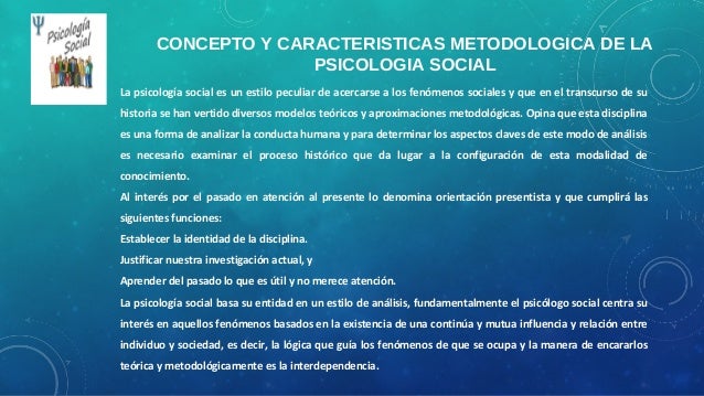 METODOS DE INVESTIGACION EN LA PSICOLOGIA SOCIAL