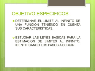 Actividad limites al infinito | PPTX