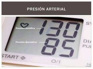 PRESIÓN ARTERIAL
 