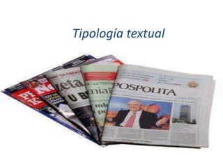 Tipología textual
 