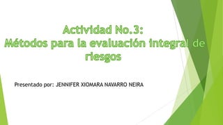 Presentado por: JENNIFER XIOMARA NAVARRO NEIRA
 