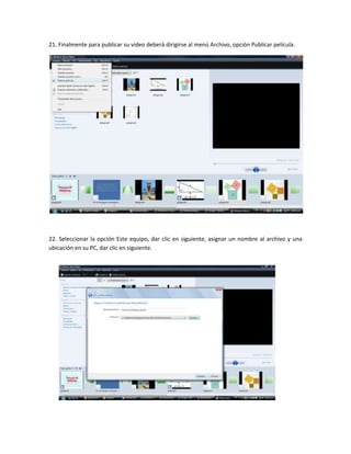Actividad opcional movie maker