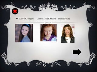  Chloe Csengery Jessica Tyler Brown Hallie Foote
 