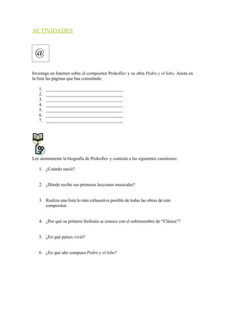 Actividad Pedro y el lobo.doc