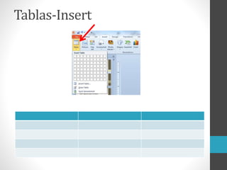 Tablas-Insert
 
