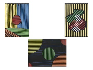 ACTIVIDAD LÍNEA 2 (1º ESO) “TIPOS DE LÍNEAS” Utilizando formas geométricas, realiza una composicion con diferentes tipos de líneas de diferentes colores: verticales, horizontales, inclinadas, onduladas, quebradas, en espiral... Realiza la composición de tu obra a lápiz y ve rellenando los espacios con diferentes líneas. Tu dibujo puede ser figurativo o abstracto. 