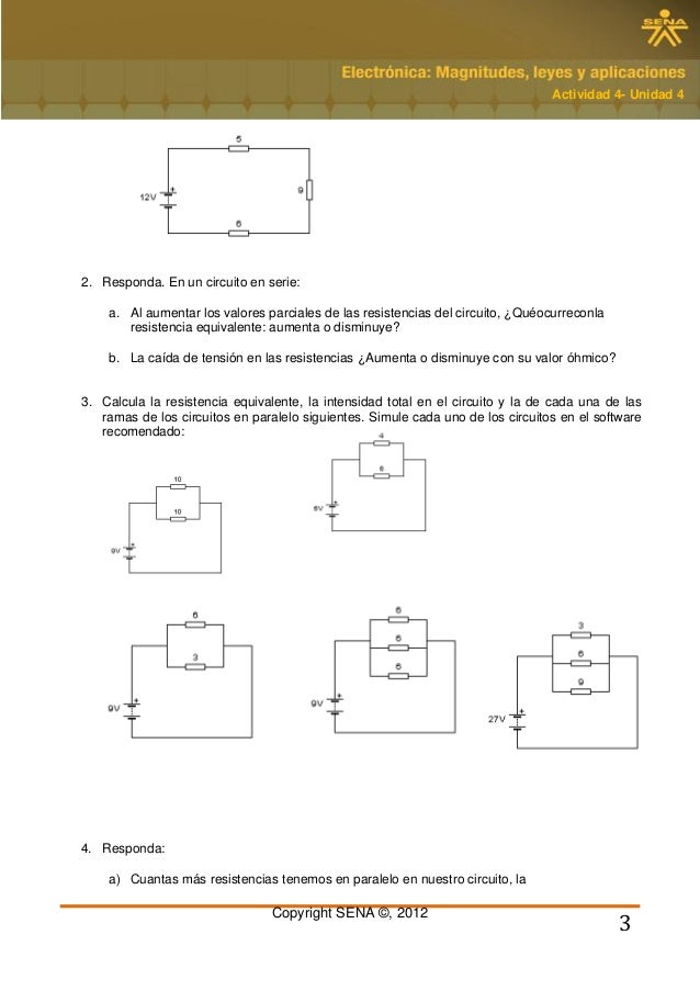 Programa Para Calcular La Resistencia Total De Un Circuito