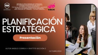 Qué es la planificación estratégica y cuales son sus etapas | PDF