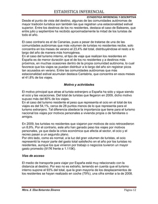 Actividad turistica en españa