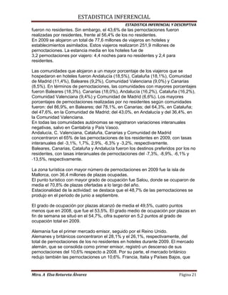 Actividad turistica en españa