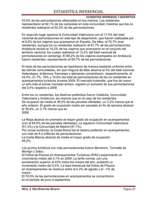 Actividad turistica en españa