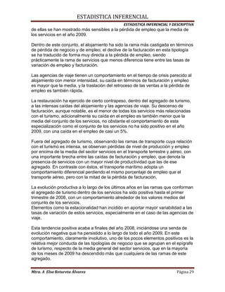 Actividad turistica en españa