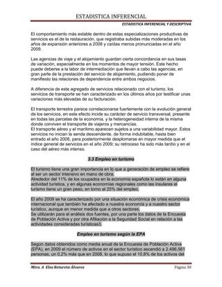 Actividad turistica en españa