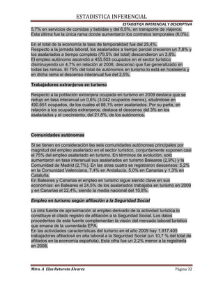 Actividad turistica en españa