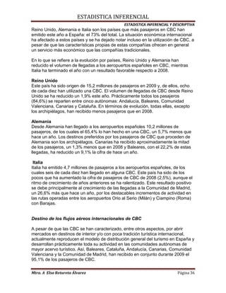 Actividad turistica en españa