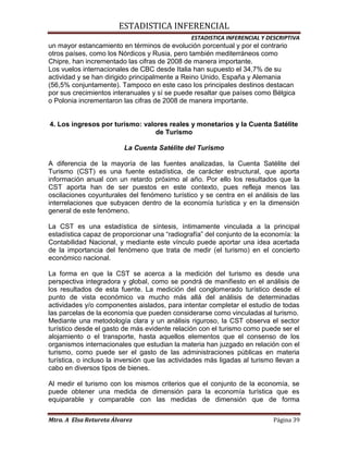 Actividad turistica en españa