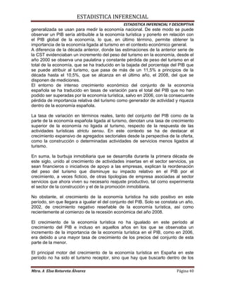 Actividad turistica en españa