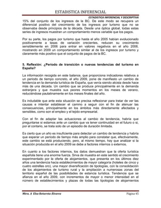 Actividad turistica en españa