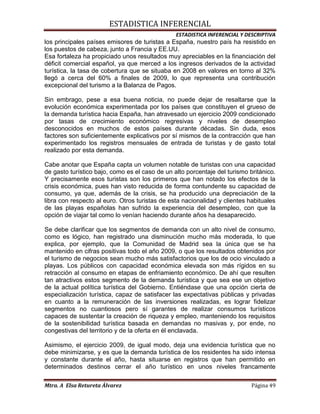 Actividad turistica en españa