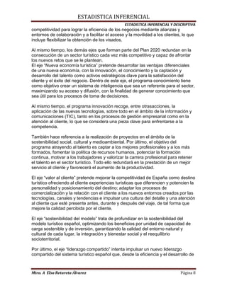 Actividad turistica en españa