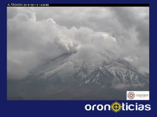 Popocatépetl del viernes 13 de febrero 2015