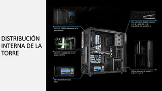 DISTRIBUCIÓN
INTERNA DE LA
TORRE
 