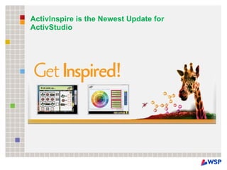 ActivInspire is the Newest Update for ActivStudio 