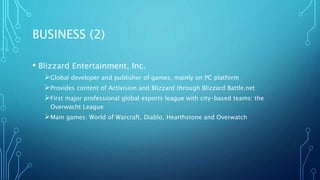 Why Activision Blizzard Is Down 17% So Far in 2018