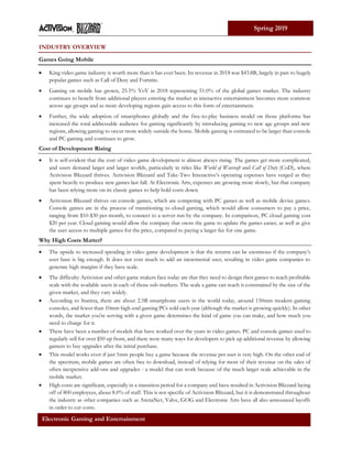 Activision Blizzard, Inc. (ATVI) Initiating Coverage Report | PDF