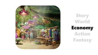 Fantasy
Action
Economy
World
Story
 