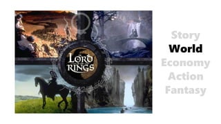 Fantasy
Action
Economy
World
Story
 