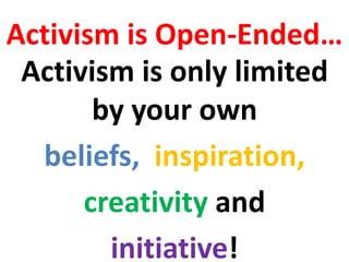 What is activism? | PPTX