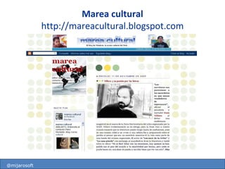 @mijarosoft Marea cultural http://mareacultural.blogspot.com 