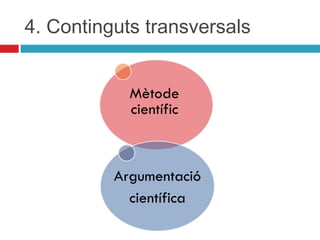4. Continguts transversals

 
