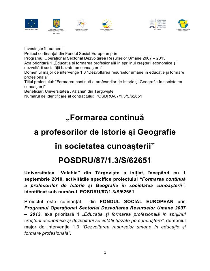 Activitati Proiect