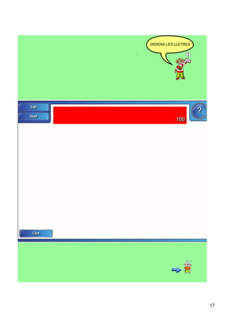 0RDENA LES LLETRES
O
R
D
E
N
A




                     O
                     O




                         17
 