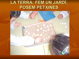 LA TERRA: FEM UN JARDÍ, POSEM PETXINES 