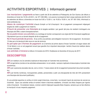 Activitats 2016-2017
