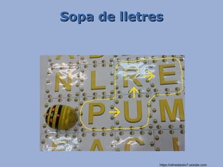 Sopa de lletresSopa de lletres
https://olmedarein7.wixsite.com
 