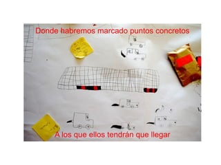 Donde habremos marcado puntos concretos A los que ellos tendrán que llegar 