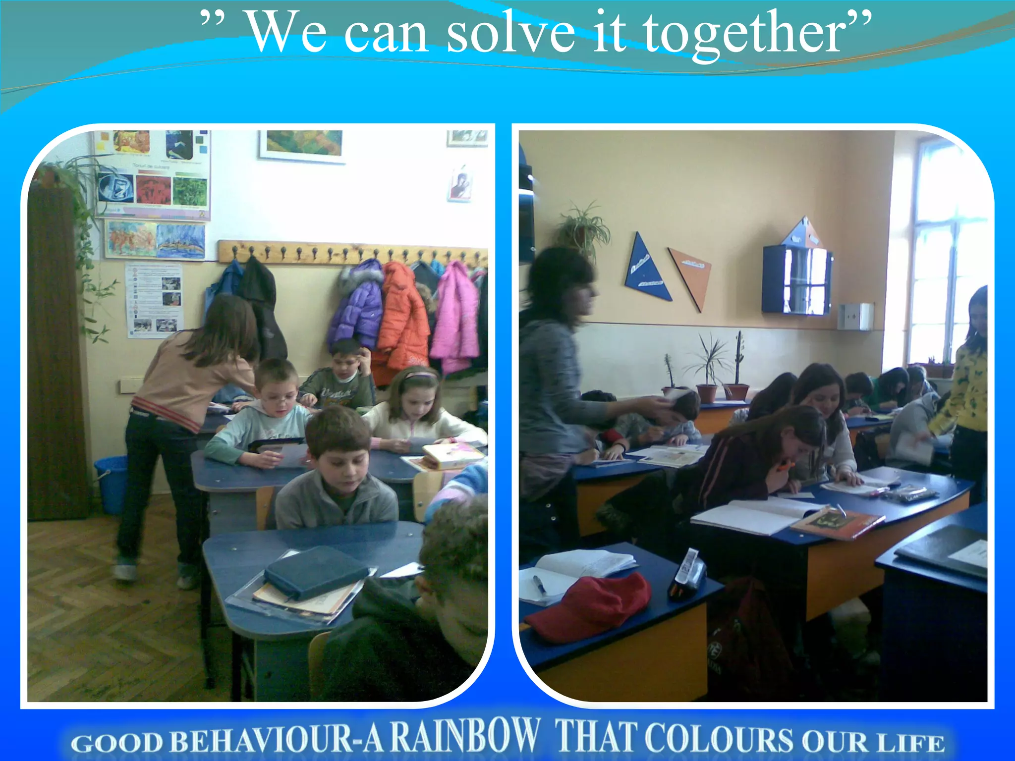 ”  We can solve it together ” 