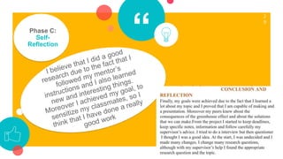 “
2
9
Phase C:
Self-
Reflection
 