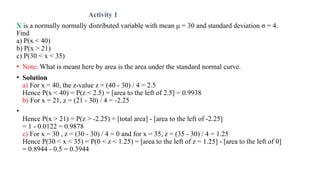 Activities chapter 4 normal Distribution.pptx