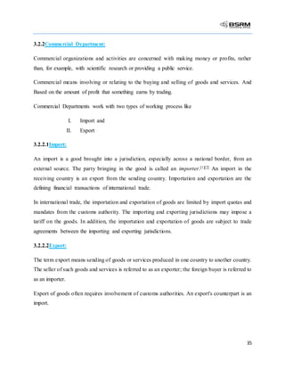 Performance Evaluation of Activities of Commercial Department on Supply ...