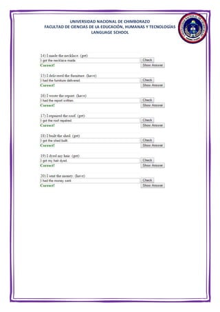 UNIVERSIDAD NACIONAL DE CHIMBORAZO
FACULTAD DE CIENCIAS DE LA EDUCACIÓN, HUMANAS Y TECNOLOGÌAS
LANGUAGE SCHOOL
 