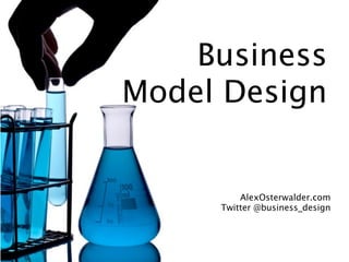 Business
Model Design


         AlexOsterwalder.com
     Twitter @business_design
 