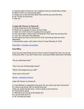 activities to improve spoken english