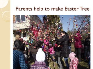 Parents help to make Easter
Parents help to make Easter Tree
Tree
 
